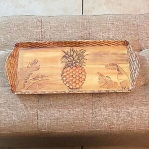 Vintage Pineapple Serving Tray, Temark, Melamine